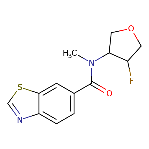 N-(4-fluorooxolan-3-yl)-N-methyl-1,3-benzothiazole-6-carboxamide
