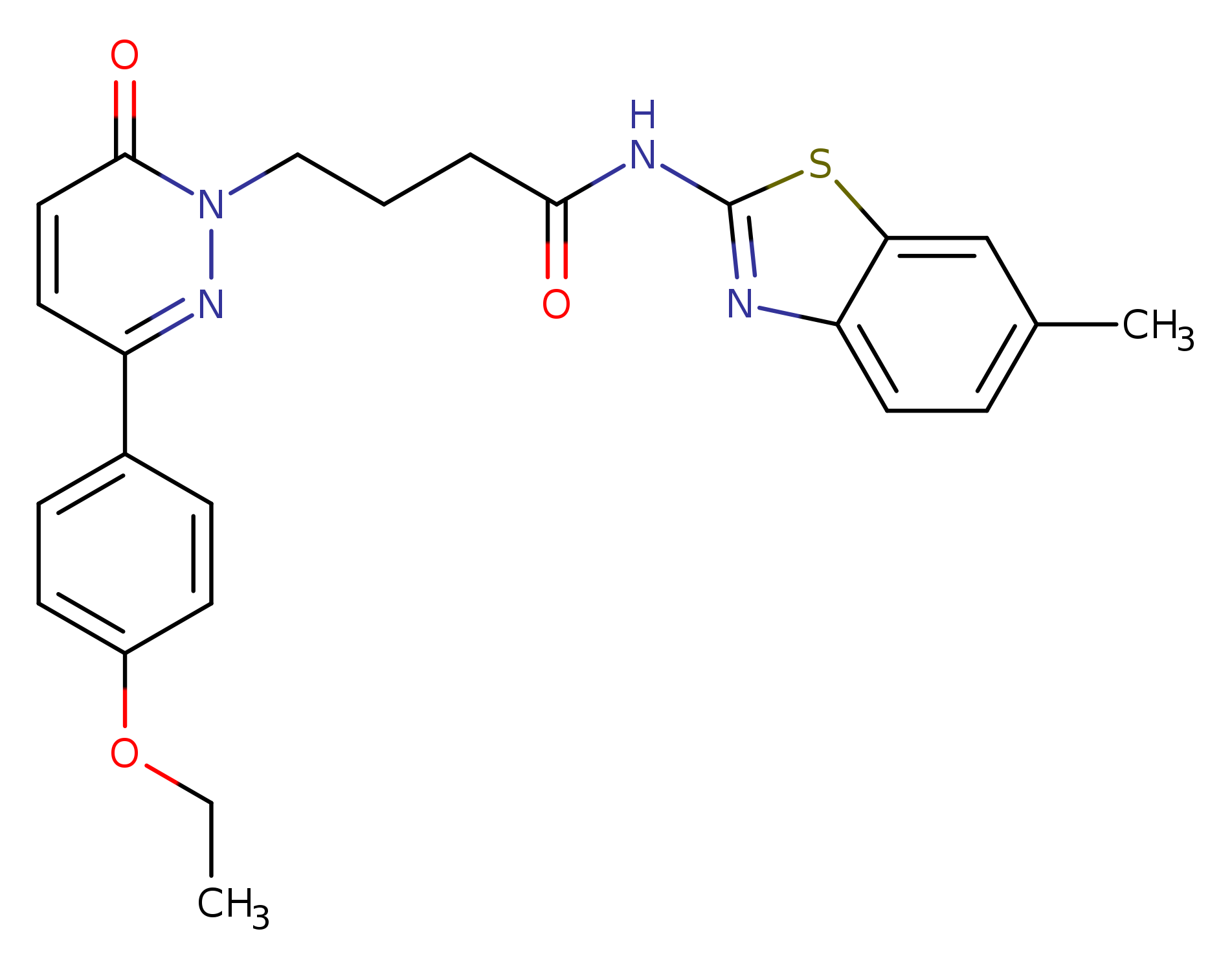 4-[3-(4-ethoxyphenyl)-6-oxo-1,6-dihydropyridazin-1-yl]-N-(6-methyl-1,3-benzothiazol-2-yl)butanamide