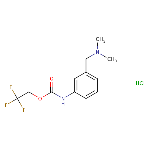 2,2,2-trifluoroethyl N-{3-[(dimethylamino)methyl]phenyl}carbamate hydrochloride