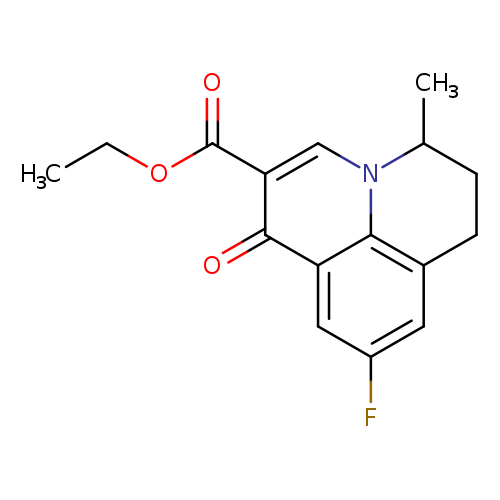 Ethyl 9-fluoro-5-methyl-1-oxo-6,7-dihydro-1h,5h-pyrido[3,2,1-ij]quinoline-2-carboxylate