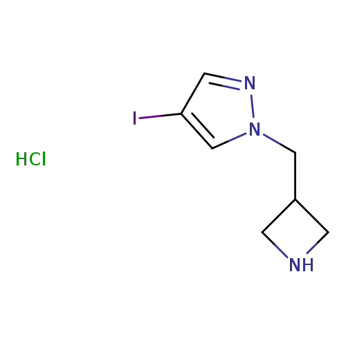 1-[(azetidin-3-yl)methyl]-4-iodo-1H-pyrazolehydrochloride