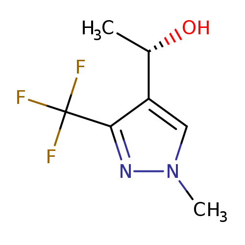 (1S)-1-[1-methyl-3-(trifluoromethyl)-1H-pyrazol-4-yl]ethan-1-ol