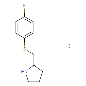 2-(4-Fluoro-phenylsulfanylmethyl)-pyrrolidine hydrochloride