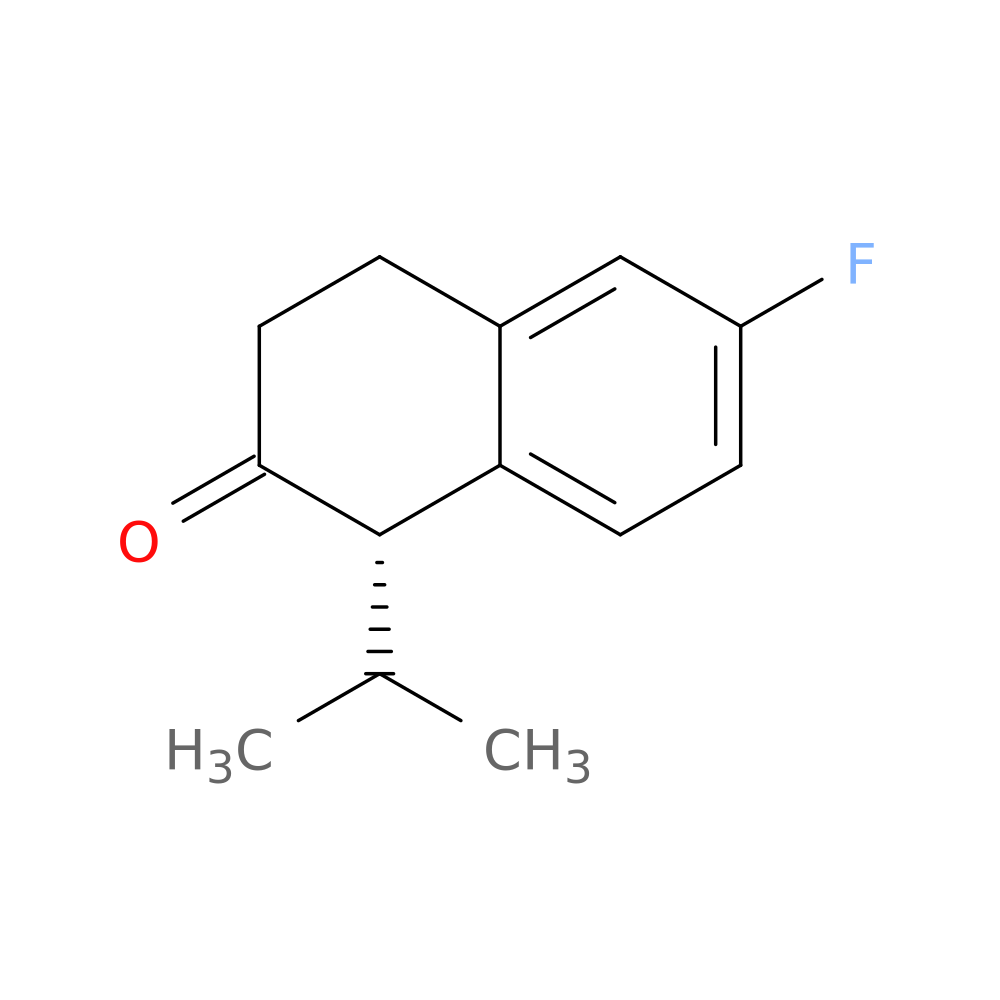 (S)-6-Fluoro-1-isopropyl-3,4-dihydronaphthalen-2(1h)-one