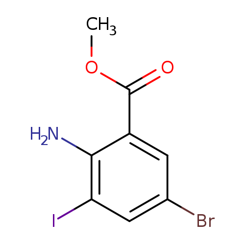 Benzoic acid, 2-amino-5-bromo-3-iodo-, methyl ester