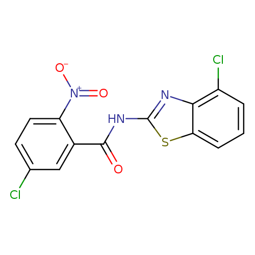 5-chloro-N-(4-chloro-1,3-benzothiazol-2-yl)-2-nitrobenzamide