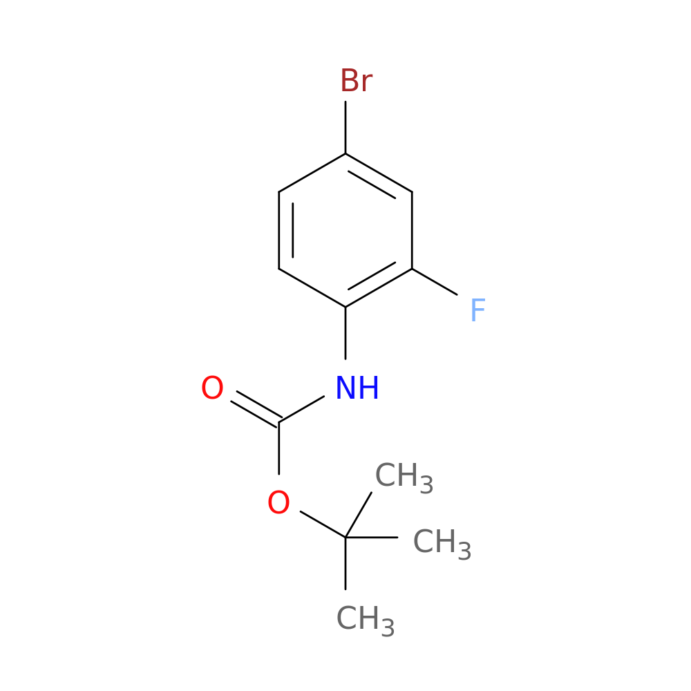 tert-Butyl (4-bromo-2-fluorophenyl)carbamate