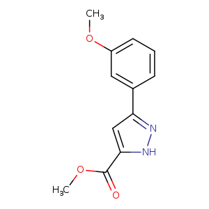 Methyl 3-(3-methoxyphenyl)-1H-pyrazole-5-carboxylate