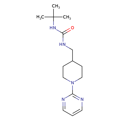 3-tert-butyl-1-{[1-(pyrimidin-2-yl)piperidin-4-yl]methyl}urea