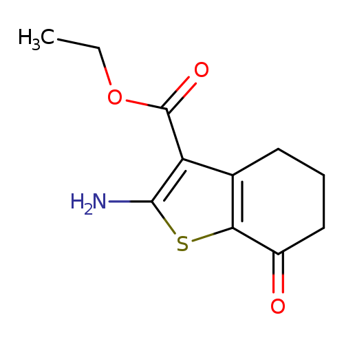 Benzo[b]thiophene-3-carboxylic acid,2-amino-4,5,6,7-tetrahydro-7-oxo-, ethyl ester