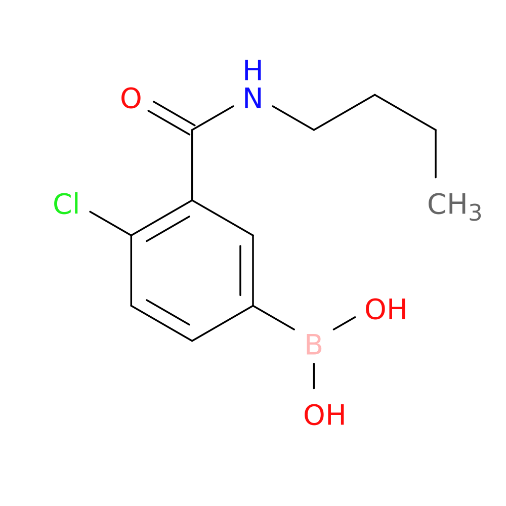 4-Chloro-3-(n-butylaminocarbonyl)phenylboronic acid