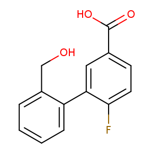 4-Fluoro-3-(2-hydroxymethylphenyl)benzoic acid