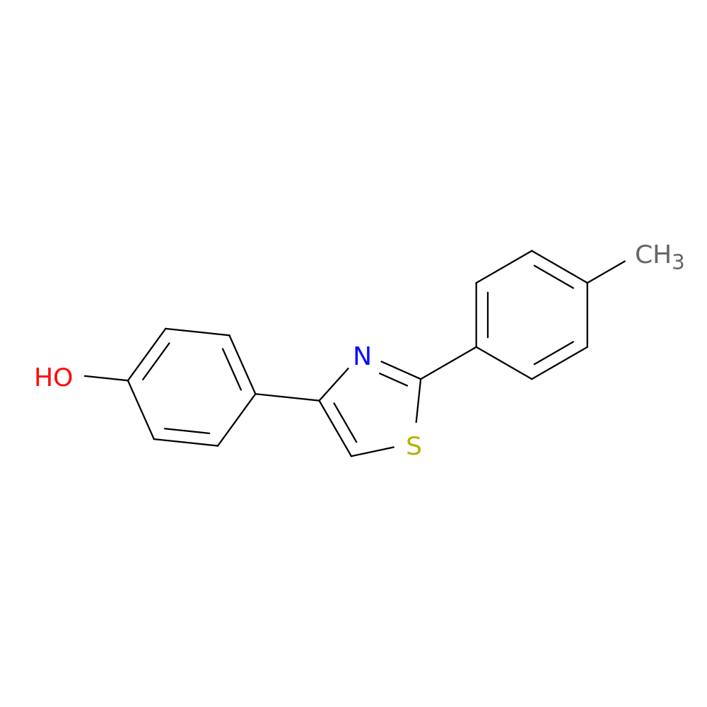 4-(2-(p-Tolyl)thiazol-4-yl)phenol