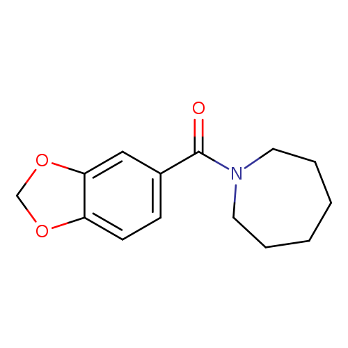 1-(1,3-dioxaindane-5-carbonyl)azepane