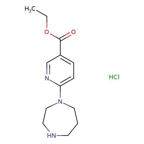 ethyl 6-(1,4-diazepan-1-yl)pyridine-3-carboxylate hydrochloride