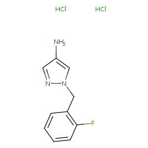 1-[(2-fluorophenyl)methyl]-1H-pyrazol-4-amine dihydrochloride
