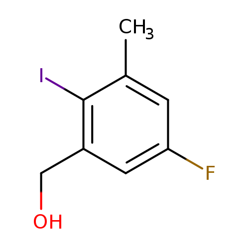 (5-fluoro-2-iodo-3-methylphenyl)methanol