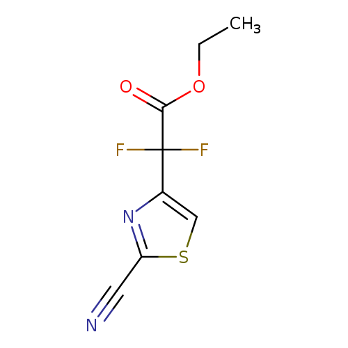 ethyl2-(2-cyano-1,3-thiazol-4-yl)-2,2-difluoroacetate