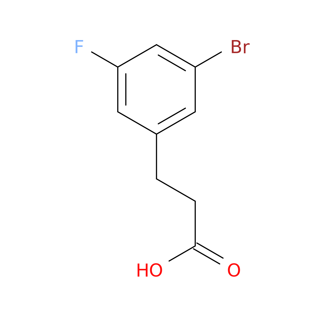 3-(3-Bromo-5-fluorophenyl)propanoic acid
