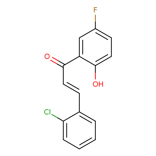 (2E)-3-(2-chlorophenyl)-1-(5-fluoro-2-hydroxyphenyl)prop-2-en-1-one