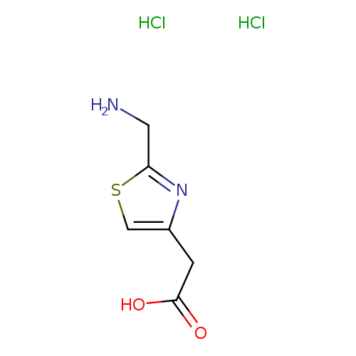 2-[2-(aminomethyl)-1,3-thiazol-4-yl]acetic acid dihydrochloride