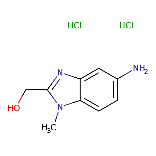 (5-amino-1-methyl-1H-benzo[d]imidazol-2-yl)methanol dihydrochloride
