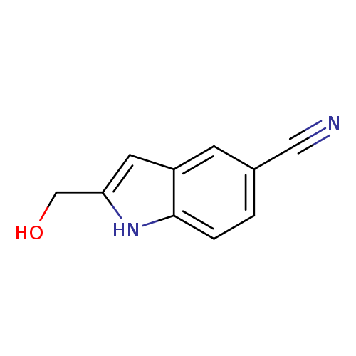 1H-Indole-5-carbonitrile, 2-(hydroxymethyl)-