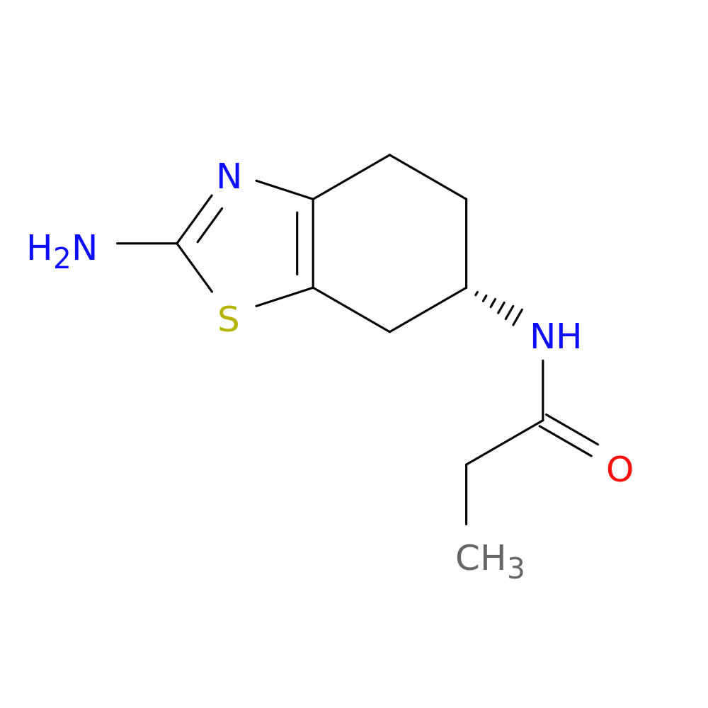 (S)-N-(2-Amino-4,5,6,7-tetrahydrobenzo[d]thiazol-6-yl)propionamide