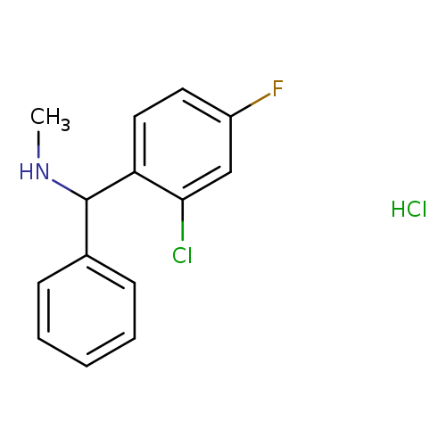 [(2-chloro-4-fluorophenyl)(phenyl)methyl](methyl)amine hydrochloride