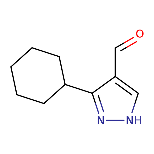 3-Cyclohexyl-1H-pyrazole-4-carbaldehyde