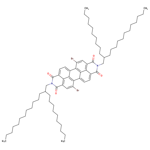 N,N’-Bis(2-decyl-tetradecyl)-1,7-dibromo-3,4,9,10-perylene diimide