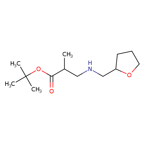tert-butyl 2-methyl-3-{[(oxolan-2-yl)methyl]amino}propanoate