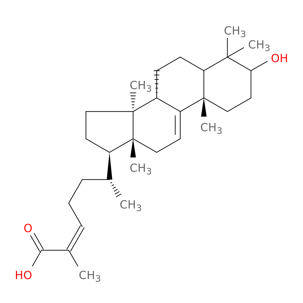 3-Hydroxylanost-9(11)-24-Dien-26-Oic Acid