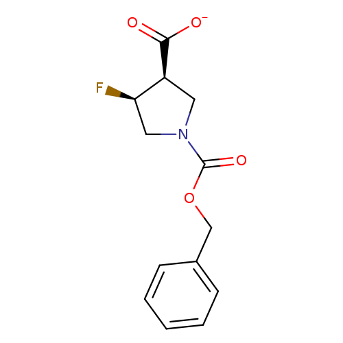 (3R,4S)-1-benzyloxycarbonyl-4-fluoro-pyrrolidine-3-carboxylic acid