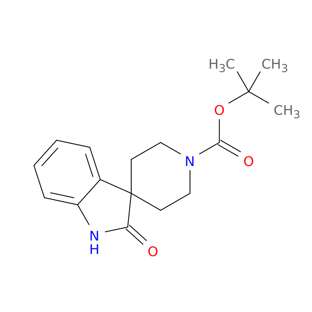 Spiro[3H-indole-3,4'-piperidine]-1'-carboxylic acid, 1,2-dihydro-2-oxo-, 1,1-dimethylethyl ester