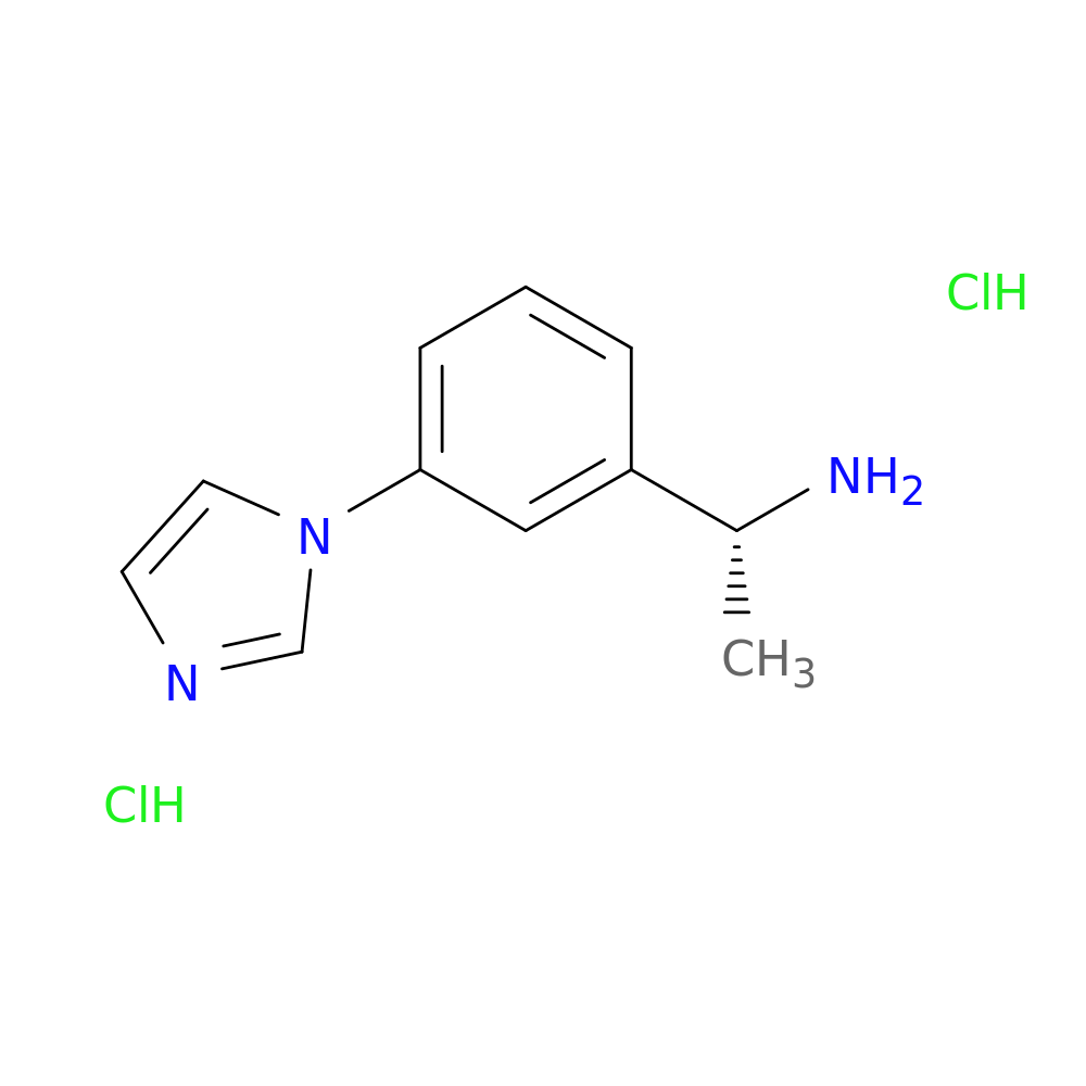 (1R)-1-[3-(1H-imidazol-1-yl)phenyl]ethan-1-amine dihydrochloride