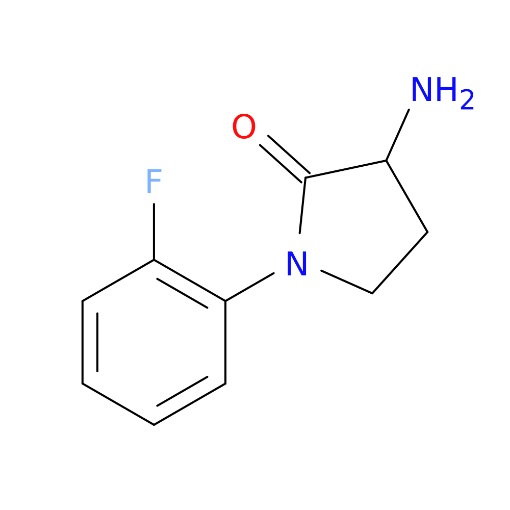 3-Amino-1-(2-fluorophenyl)pyrrolidin-2-one