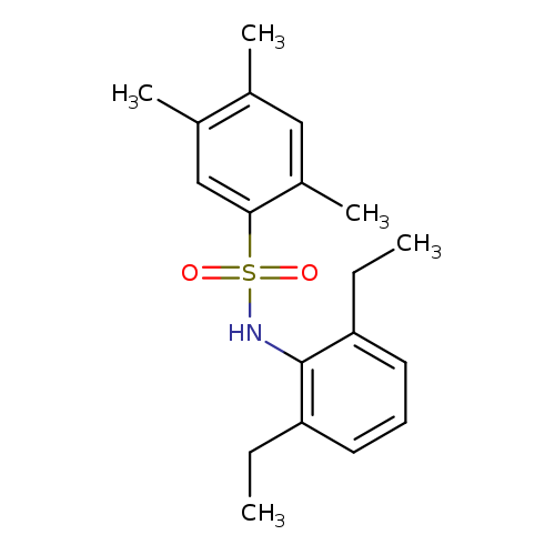 N-(2,6-diethylphenyl)-2,4,5-trimethylbenzene-1-sulfonamide