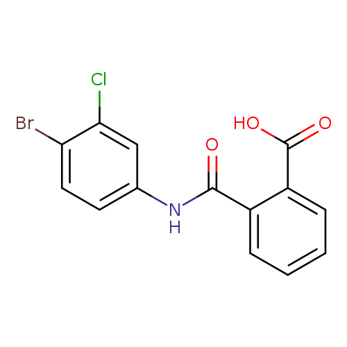 2-[(4-bromo-3-chloroanilino)carbonyl]benzoic acid