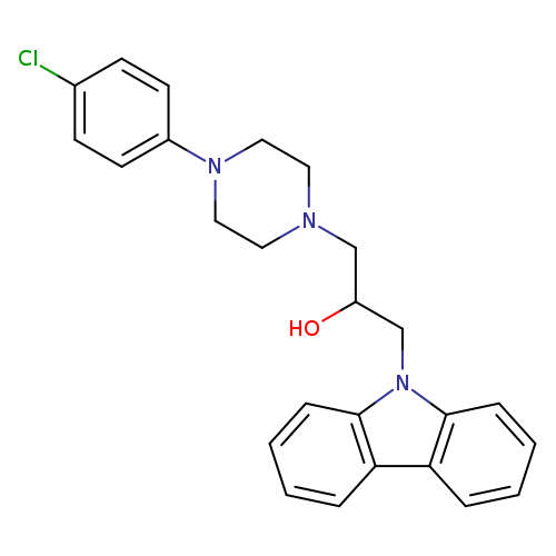 1-(9H-carbazol-9-yl)-3-[4-(4-chlorophenyl)piperazin-1-yl]propan-2-ol