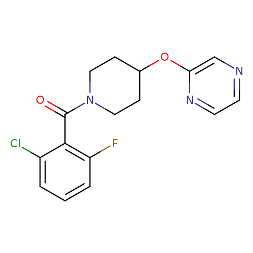 2-{[1-(2-chloro-6-fluorobenzoyl)piperidin-4-yl]oxy}pyrazine