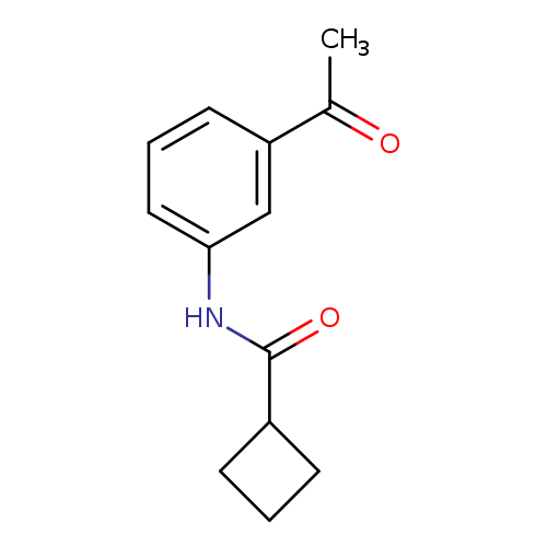 N-(3-Acetylphenyl)cyclobutanecarboxamide