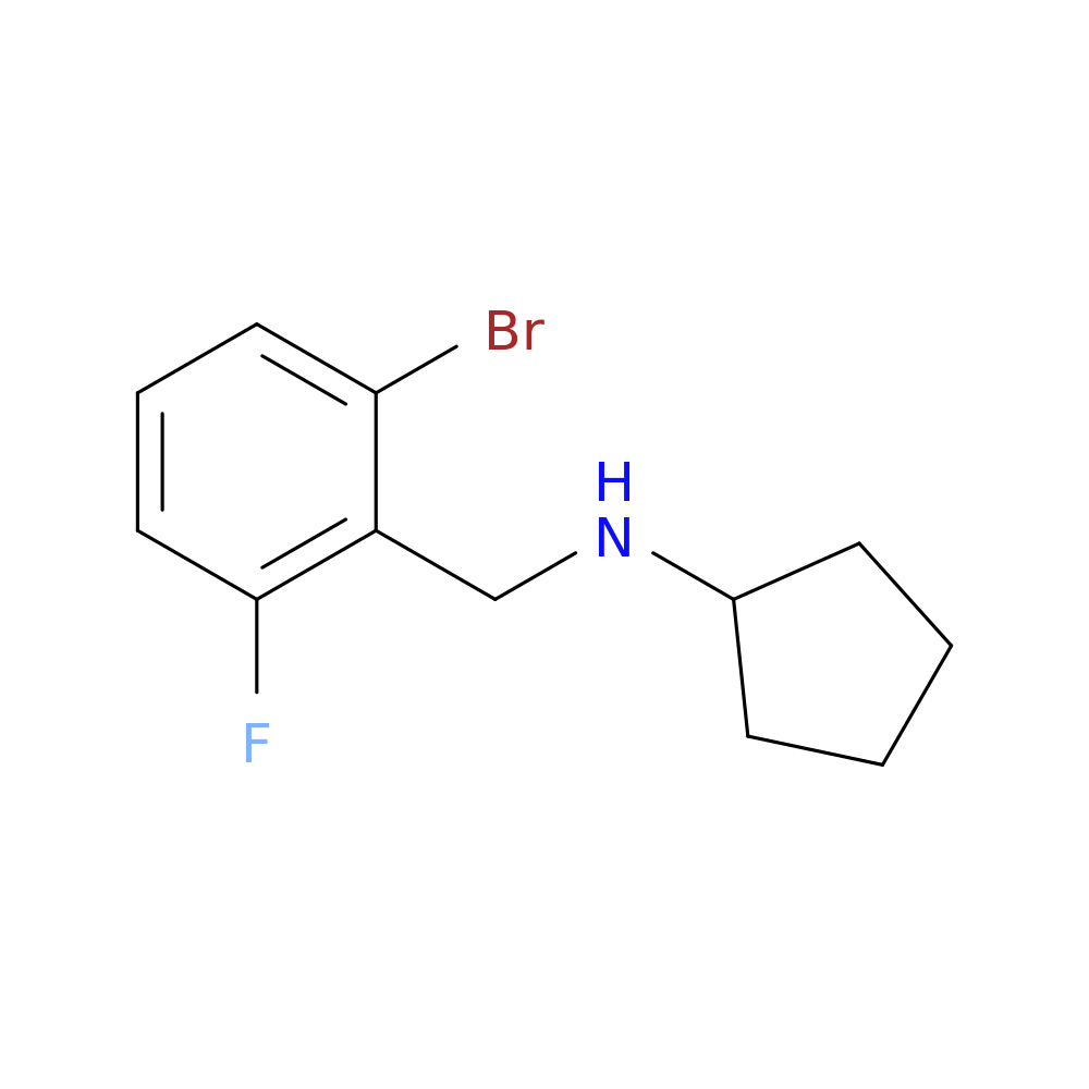 N-Cyclopentyl 2-bromo-6-fluorobenzylamine