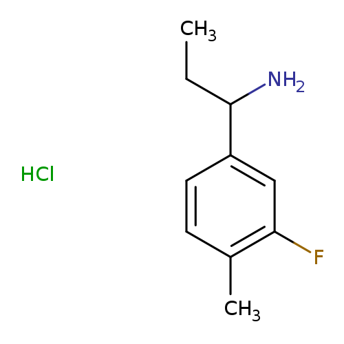 1-(3-Fluoro-4-methylphenyl)propan-1-amine hydrochloride
