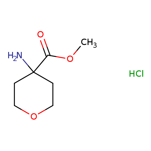 2H-Pyran-4-carboxylic acid, 4-aminotetrahydro-, methyl ester, hydrochloride (1:1)