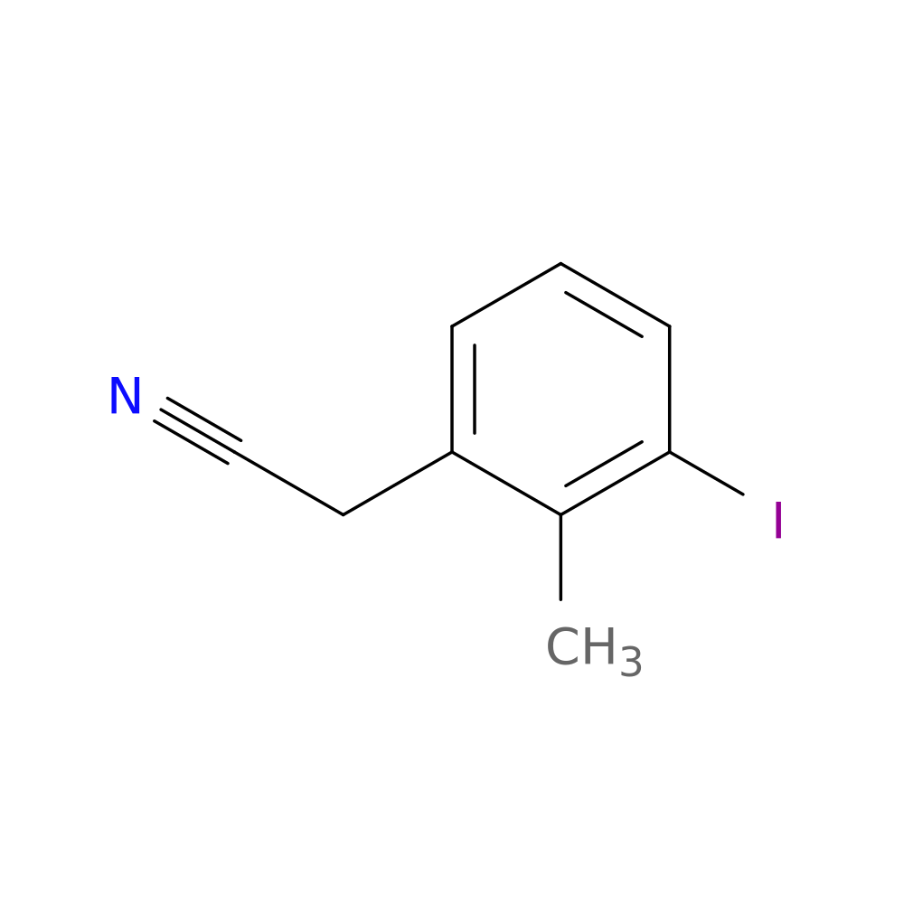 3-IODO-2-METHYLPHENYLACETONITRILE