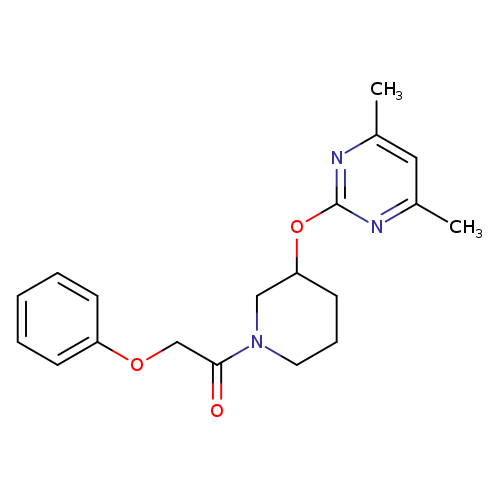 1-{3-[(4,6-dimethylpyrimidin-2-yl)oxy]piperidin-1-yl}-2-phenoxyethan-1-one