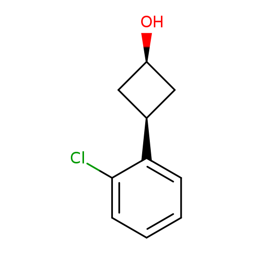rel-(1s,3s)-3-(2-chlorophenyl)cyclobutan-1-ol, cis