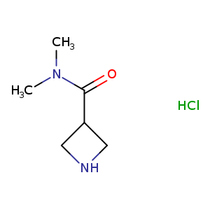 3-​Azetidinecarboxamide​, N,​N-​dimethyl-​, hydrochloride (1:1)