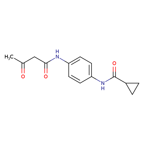 N-[4-(3-Oxobutanamido)phenyl]cyclopropanecarboxamide